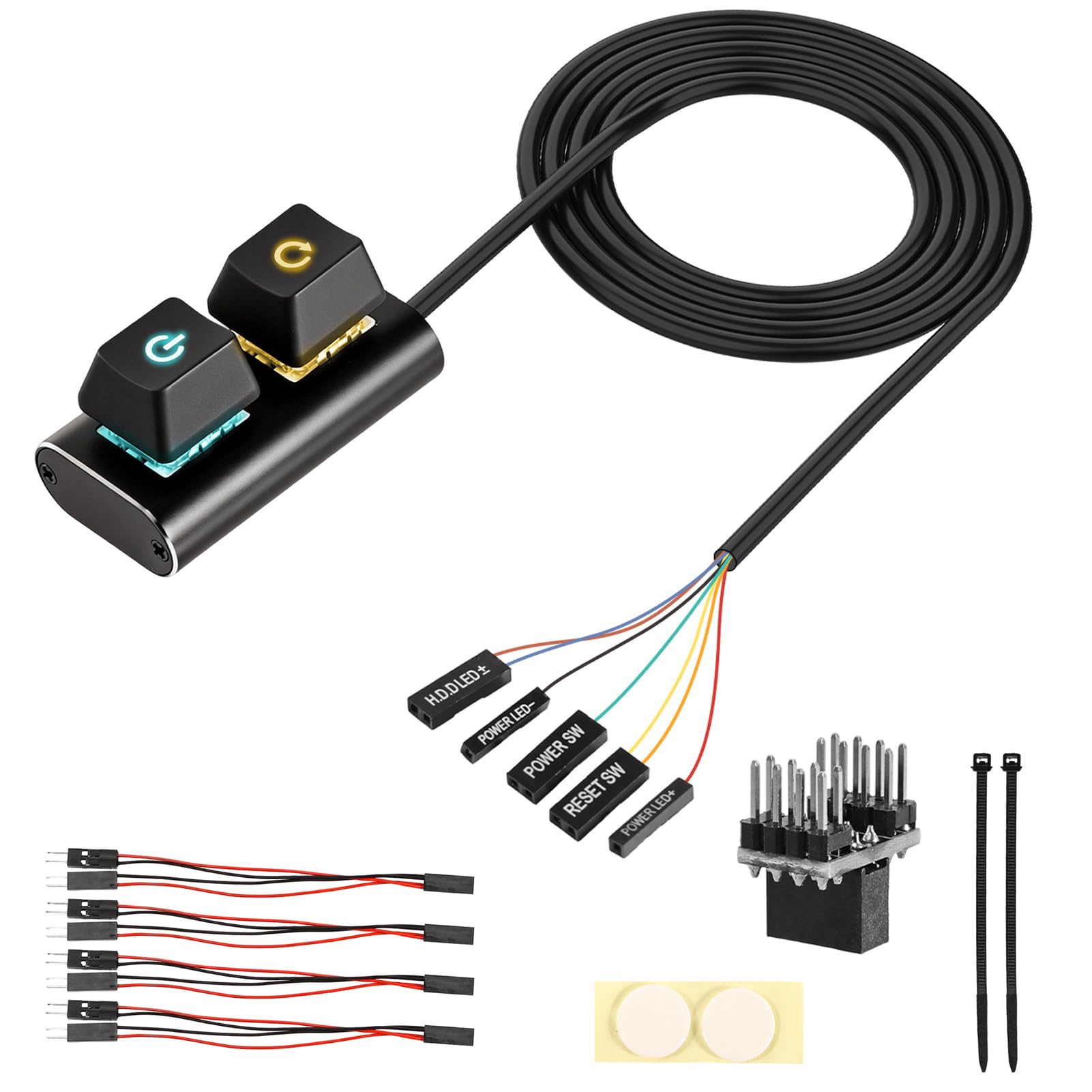 Desktop-Computer Power Switch, PC-Power Button, PC Schalter