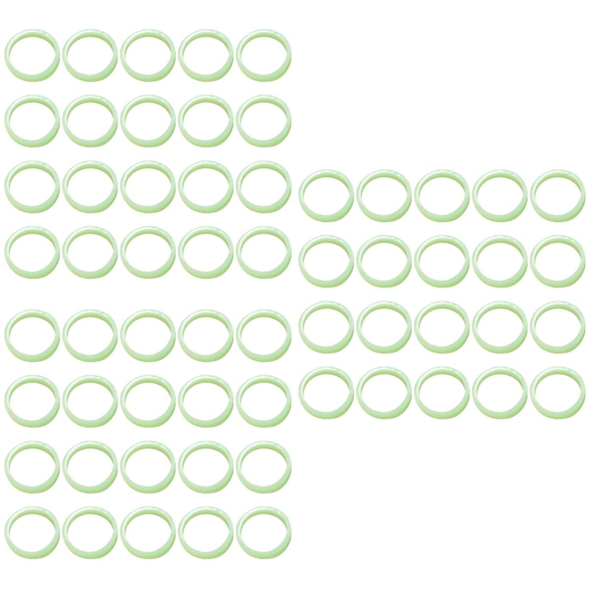 COSMEVIVI 3sets Glowing Ring Set Decoration Lightweight Resin Material Comfortable for All Party Supplies 100pcs*3