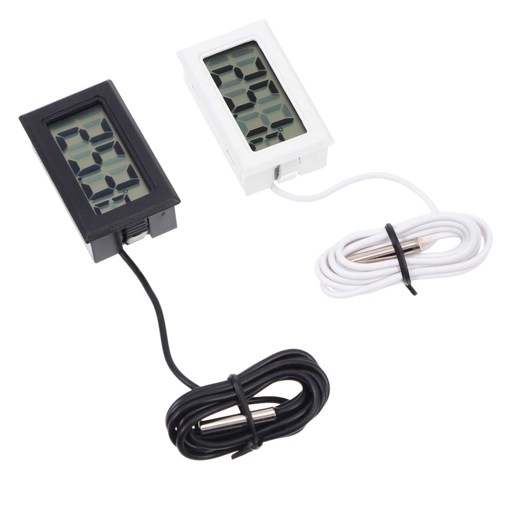 POPETPOP Refrigerator Thermometer Large Display Digital Thermometers for House Mason Jar