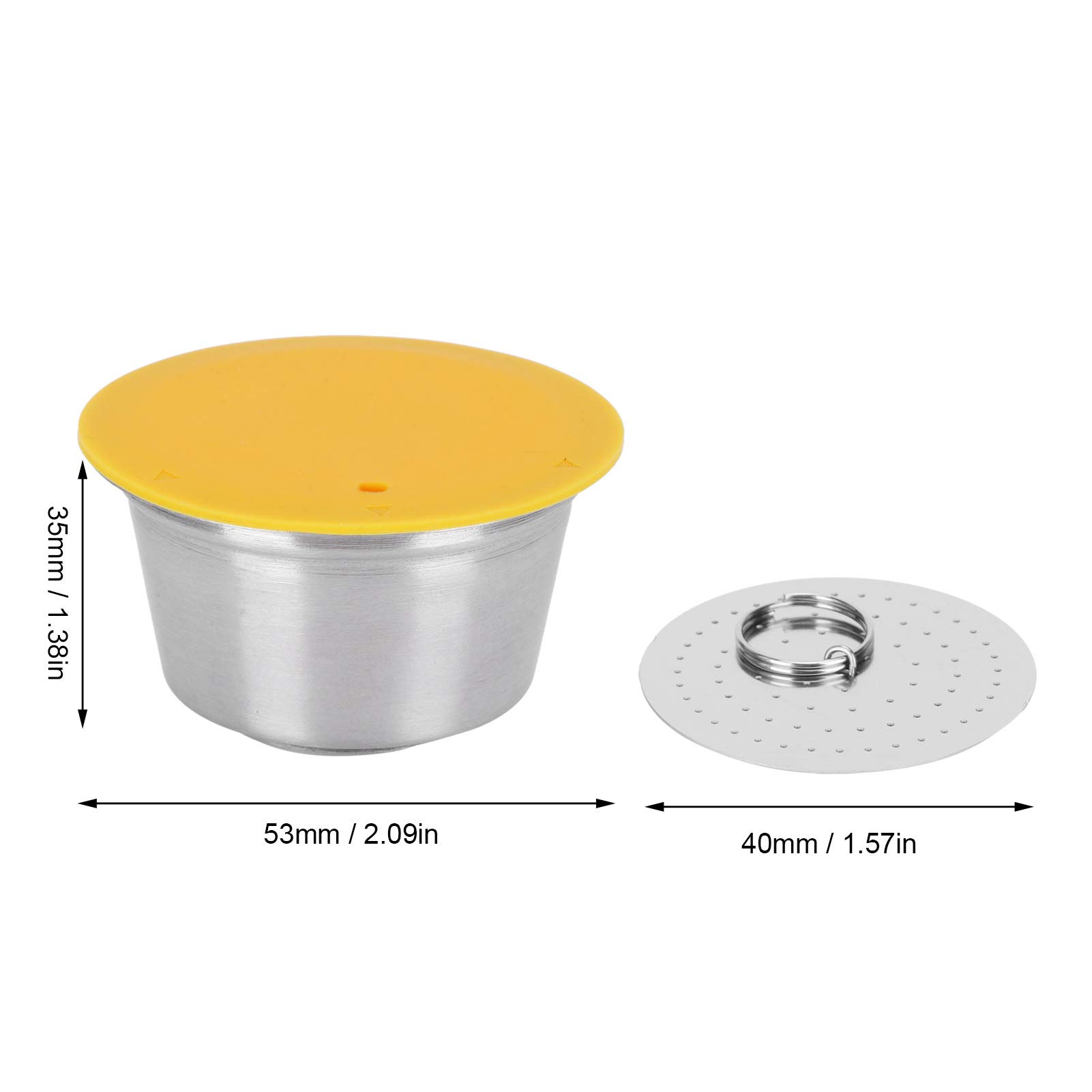 Tazza Per Capsule Di Caffè Riutilizzabile Con Filtro Per Caffe Domestico In Acciaio Inossidabile Con Capsula Per Macchina Da Caffe
