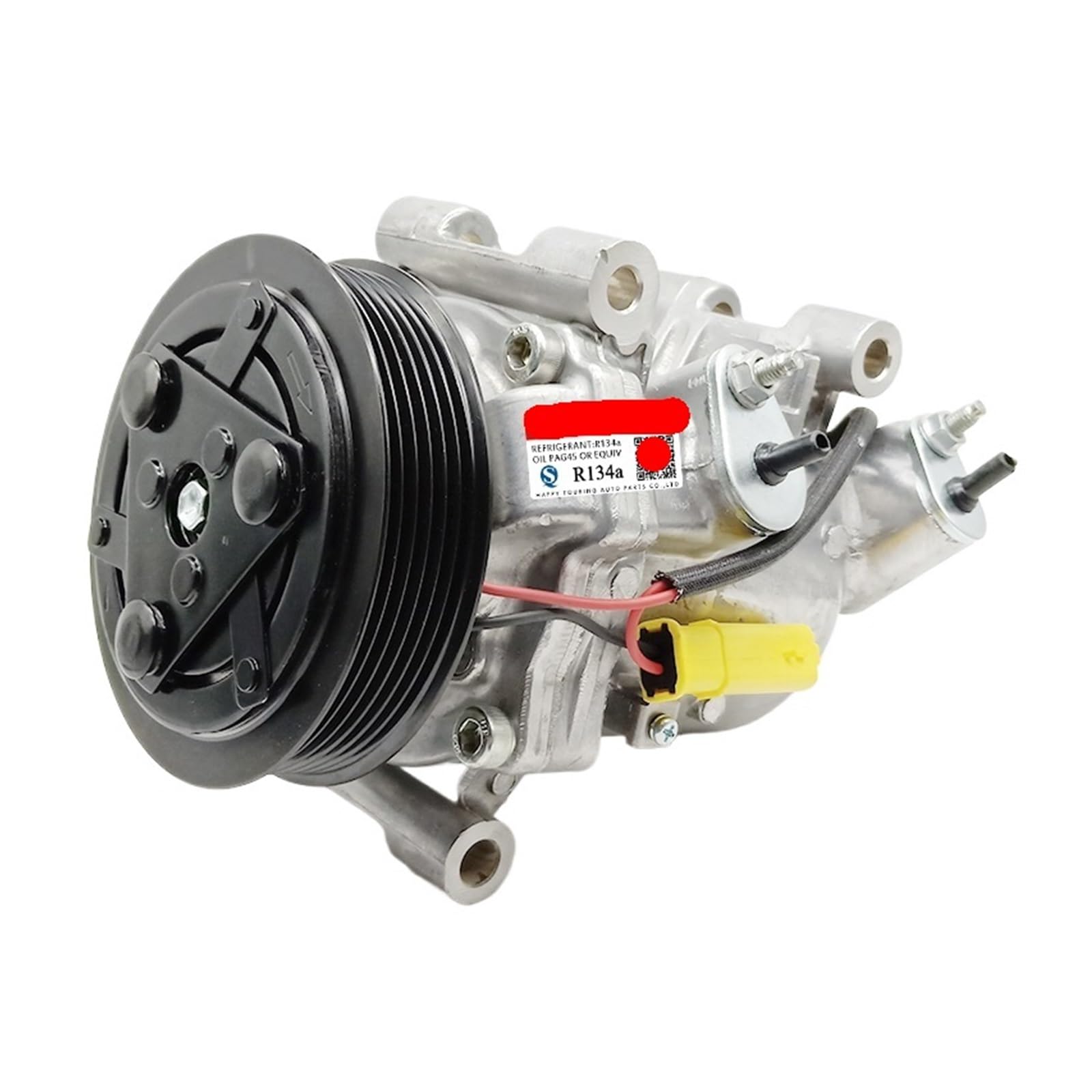 Genterun One Color Compatible For Citroen， C-Elysee ，Compatible For Peugeot， 301 1.6L 2012 2013 2014 2015 9806599380 Jsr11t602078 9676011680 3966364,Auto Ac Compressor-Stable Compression, Fast Cooling Performance