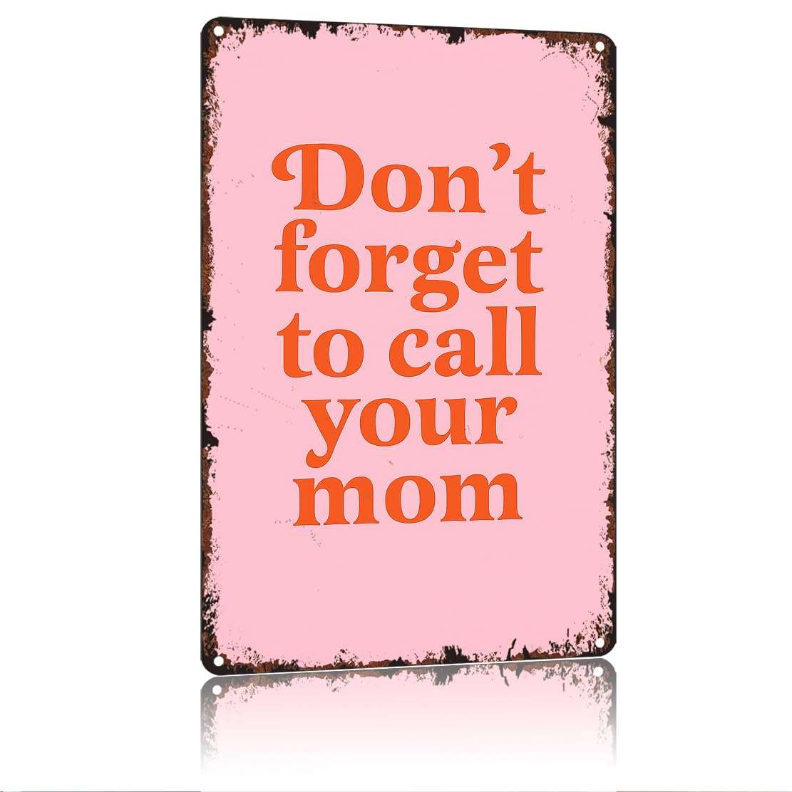 peiyeety Don'T Forget To Call Your Mom Funny 8x12 Inch Aluminum Vintage Metal Tin Signs-For Living Room Kitchen Bedroom Patio Porch Men'S Nest Wall Decor