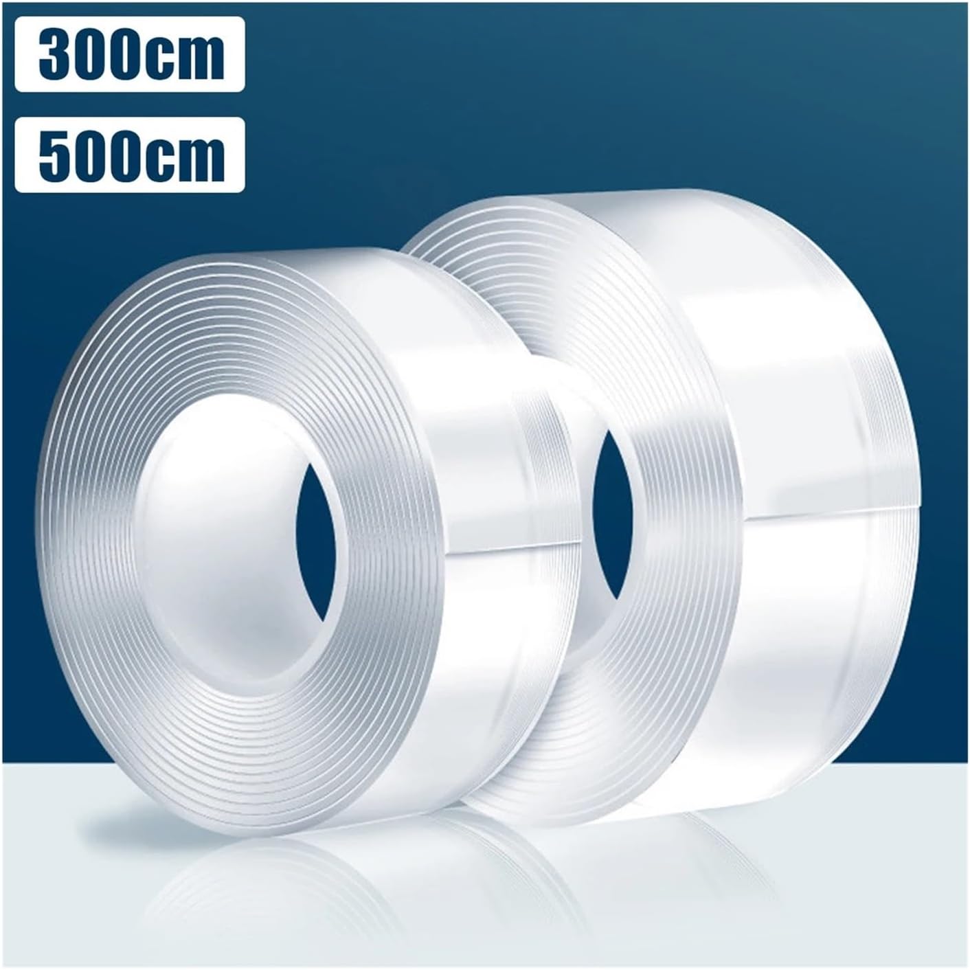 BREAKA Clear Caulk Tape Strip, Waterproof Self Adhesive Transparent Bathtub Sealant Tape, Caulk Tape Oil-Prooffor for Kitchen, Bathroom, Floor Wall Edge Protector (Color : 5M)