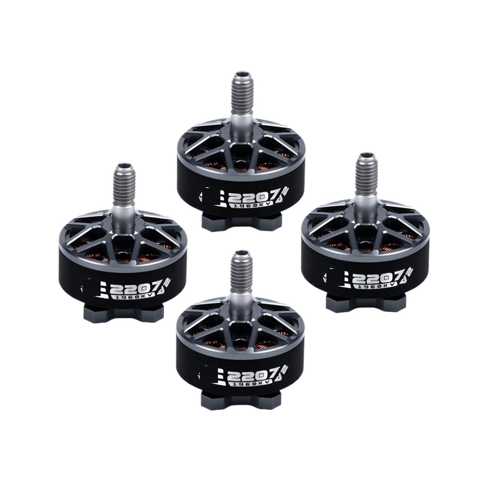 AE2207 V2 1860KV 1960KV 4~6S Lipo bezszczotkowy silnik 5 mm wał odpowiedni do 12.7 cm śmigło kwiat latający przez dron (4 szt. 1960KV)