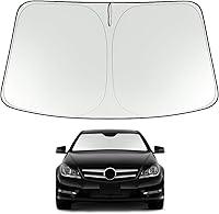 Vista 171 de Proadsy 2025 - Parasol para parabrisas actualizado con ajuste personalizado para Nissan Rogue 2014-2020, protector plegable de 4 capas