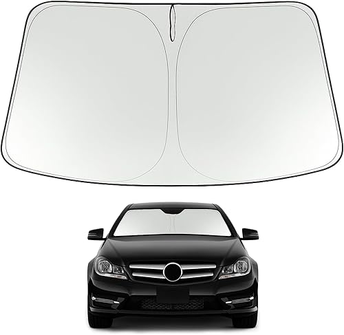 Vista 159 de Proadsy Parasol para parabrisas Sienna Mini Van 2021-2025 2026 de 4 capas plegable frontal protector de parasol bloquea los rayos UV y mantiene