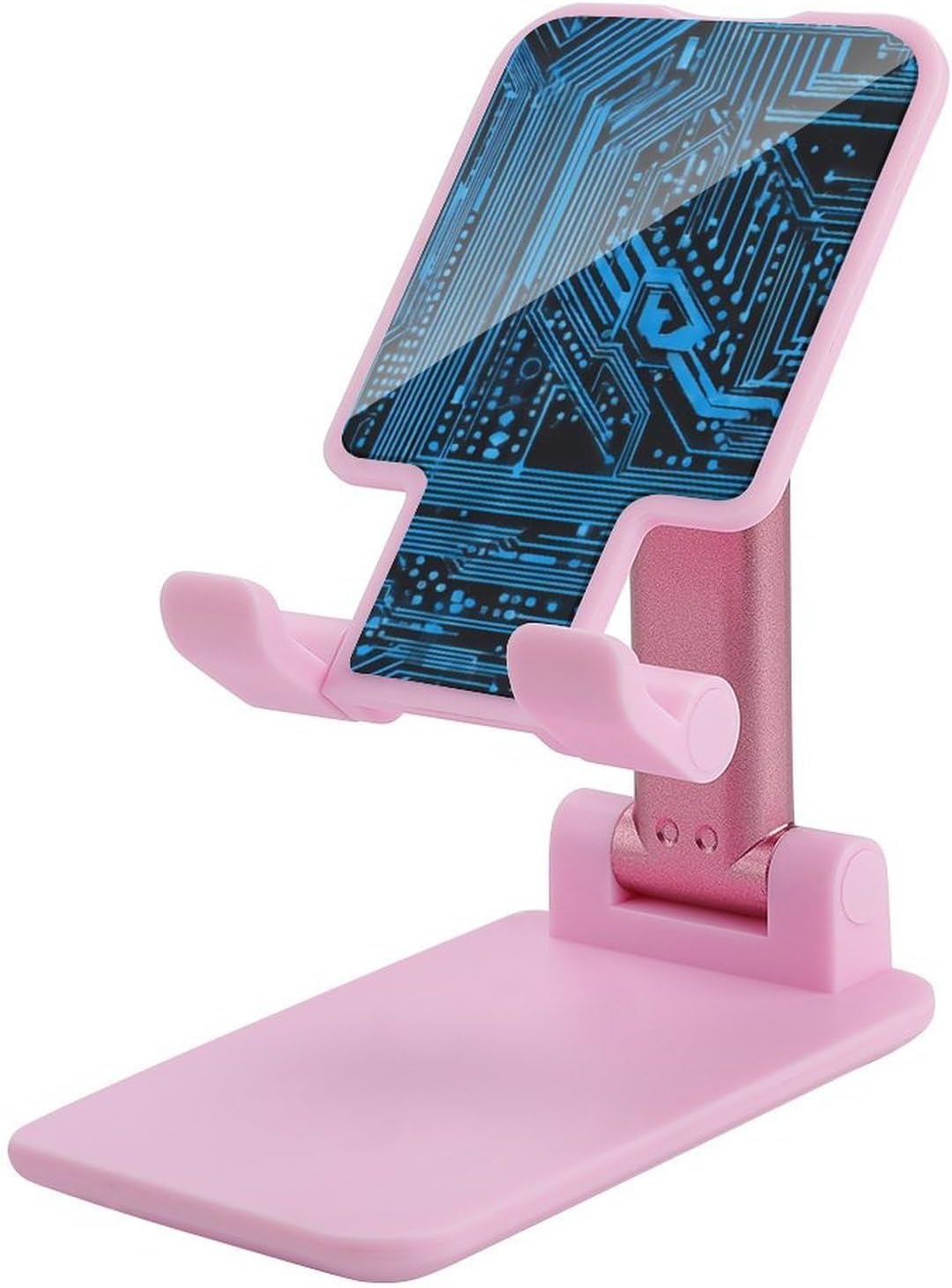 Circuit Board Pattern Foldable Phone Stand for Desk Portable Tablet Holder Adjustable Cellphone Accessories