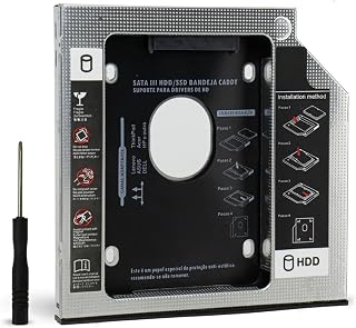 Case Para HD Externo Caddy Hd Ssd Sata 2.5 Gaveta Notebook 9,5mm Adaptador Acessório