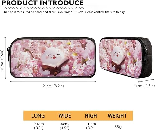 Miniatura 5 de Cat Book Cherry Blossom Print 4 Piece Backpack Set for Child, Multifunctional Laptop Backpack Lightweight School Supplies Rucksack Outdoor Daypack