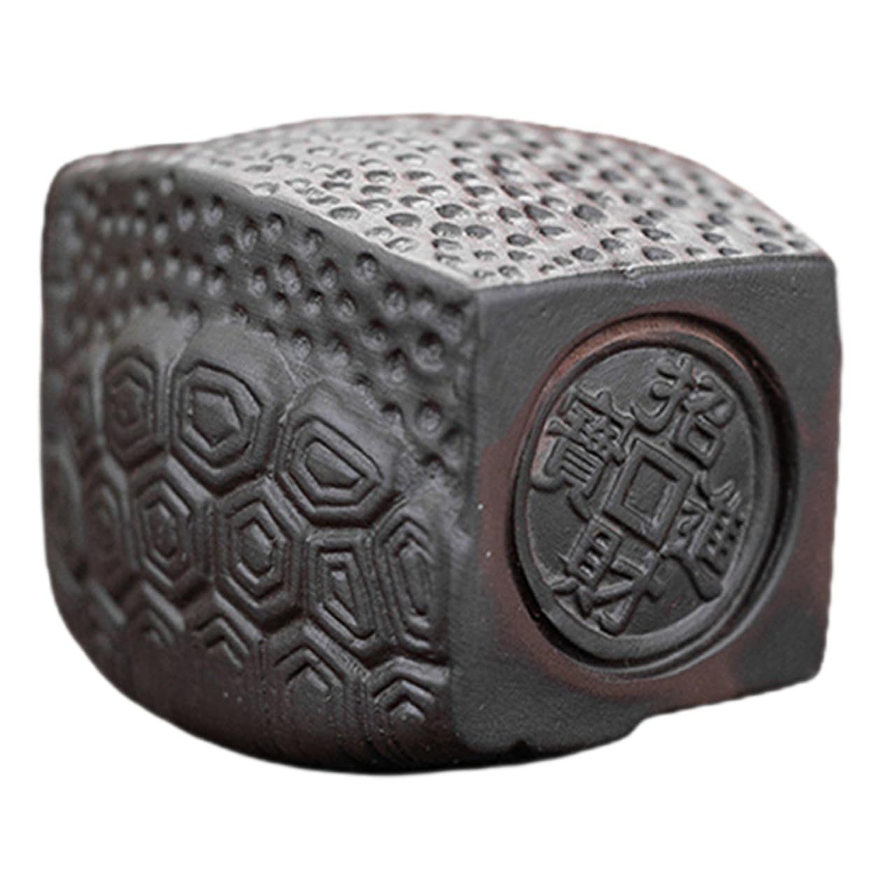 Sosoport Vintage Teapot Lid Stand Turtle Shell Design Teapot Cover Holder Tea Pot Lid Rack for Home Office Restaurant Ceremony Accessory