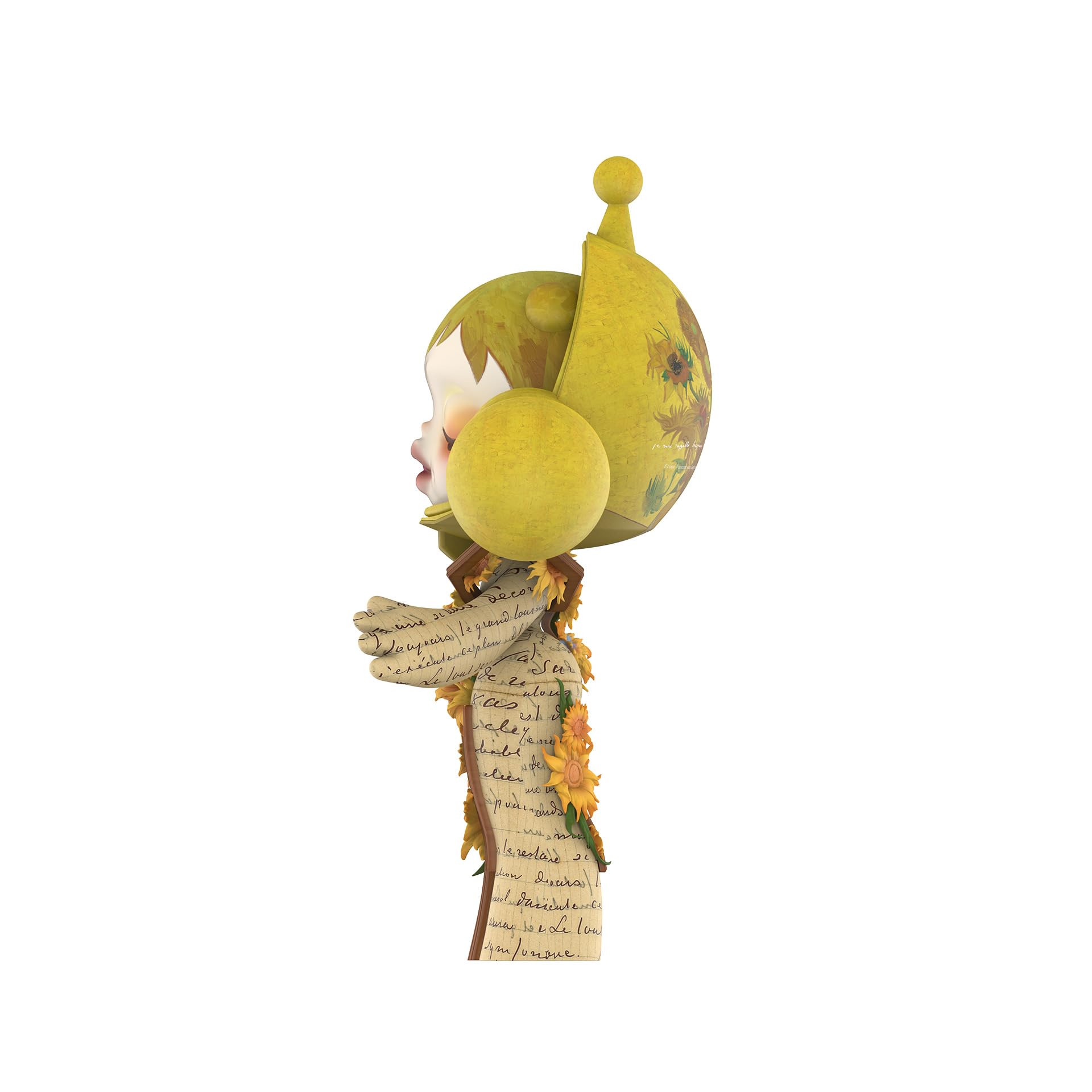 Amazon.com: POP MART MEGA α SKULLPANDA 400% Van Gogh Museum