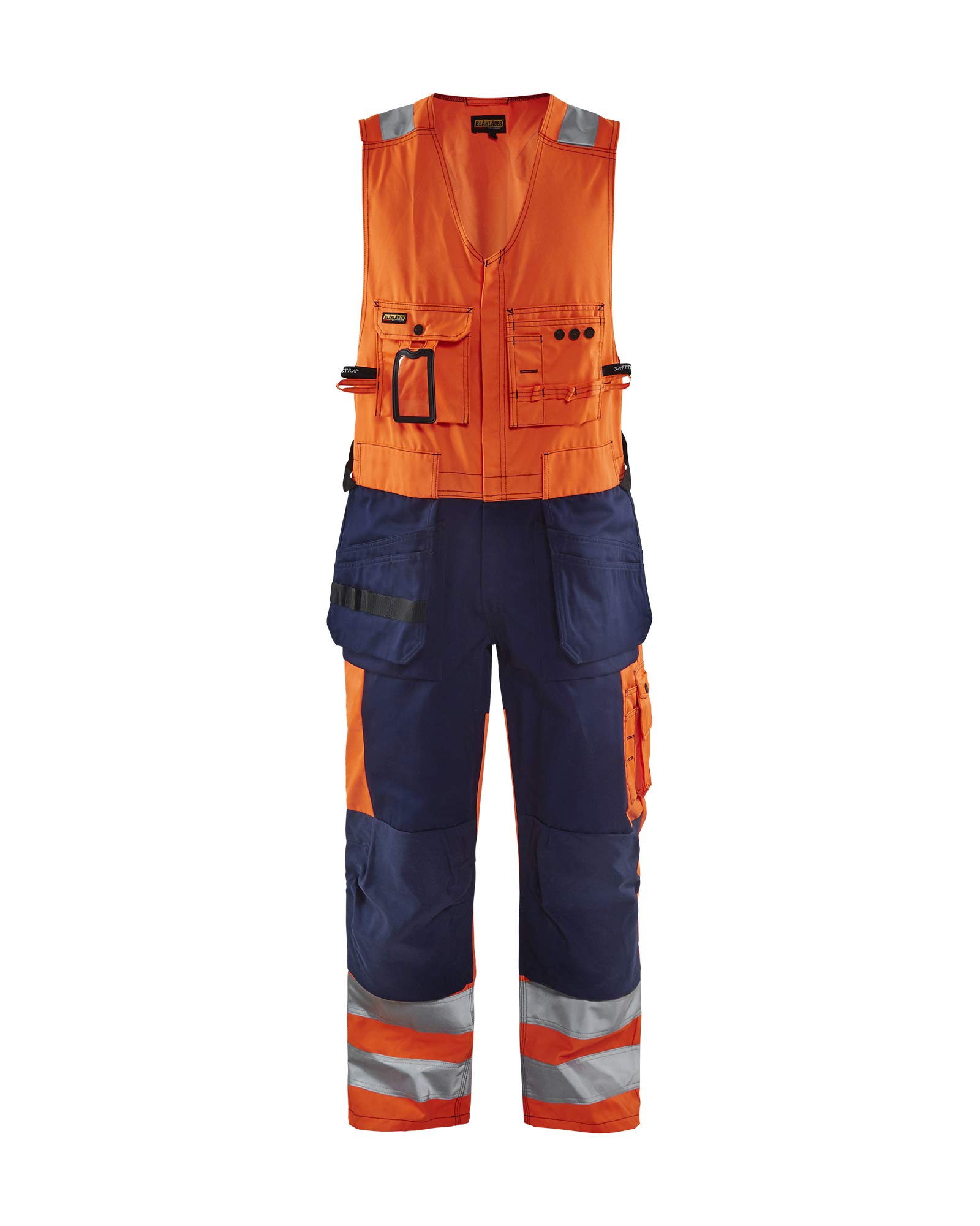Blaklader 26531804 - Combinación de Alta Visibilidad sin Mangas, Color Naranja y Azul Marino, Talla