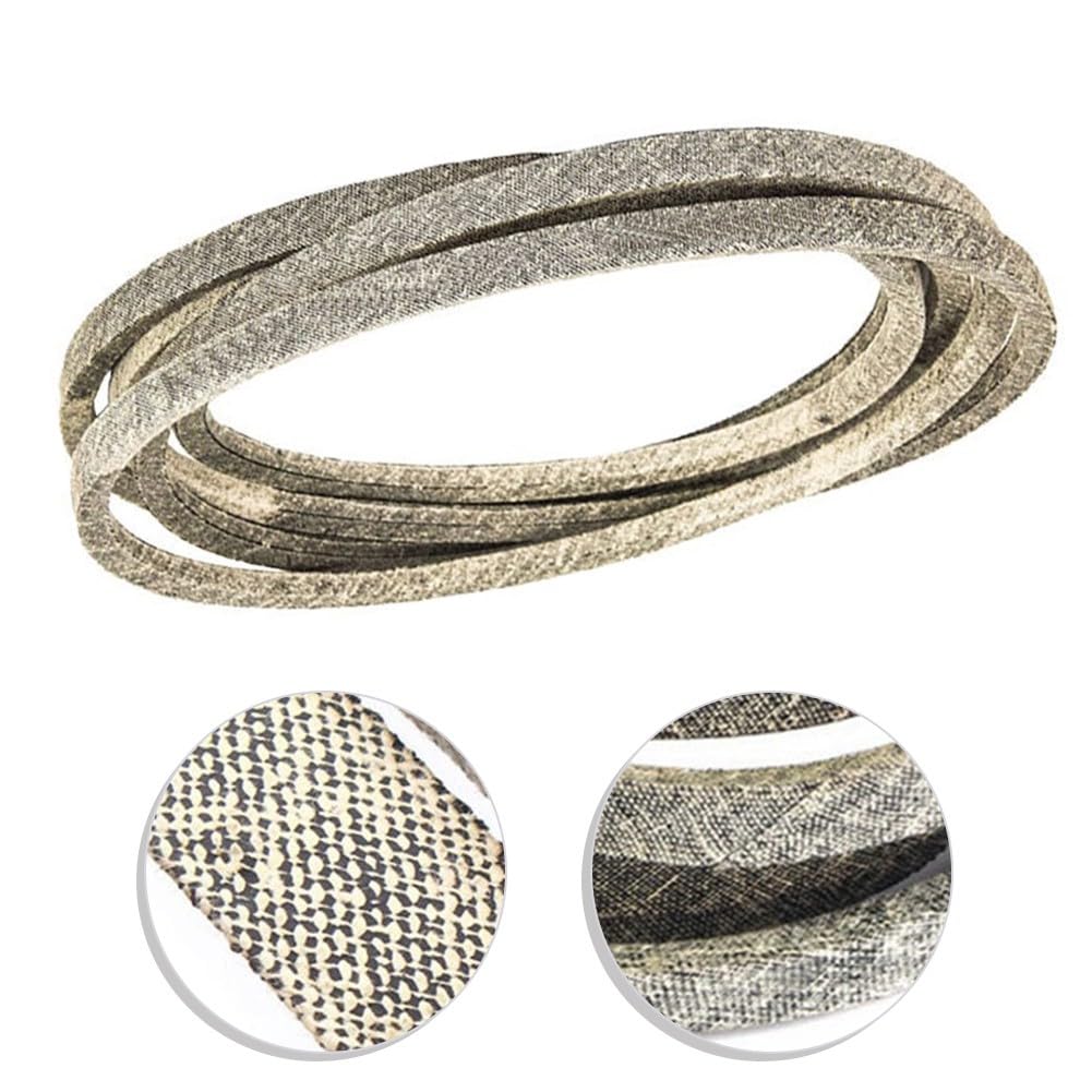 Correa de repuesto de fibra de 1,6 x 332,7 cm compatible con 754-04048/954-04048 / M111534, ajuste duradero para mantenimiento de jardín