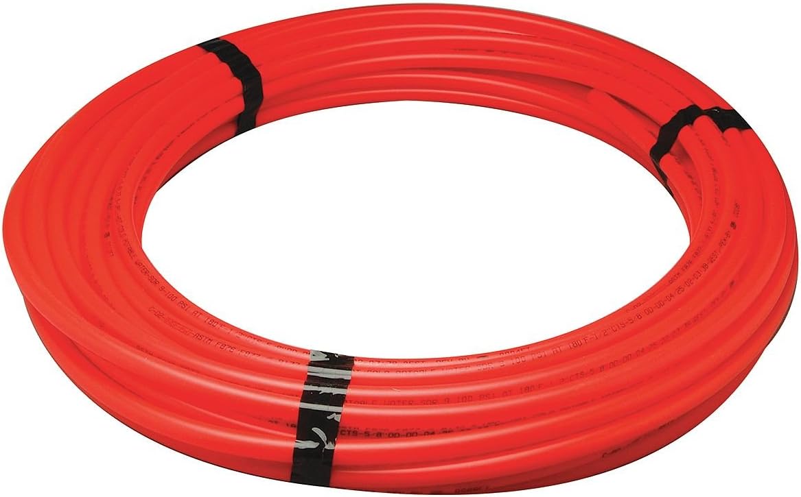 Zurn Q4PC300X PEX Hot/Cold Potable Non-Barrier Tubing Coil, 3/4" Diameter, 300' Length, 0.75" OD, Plastic, White