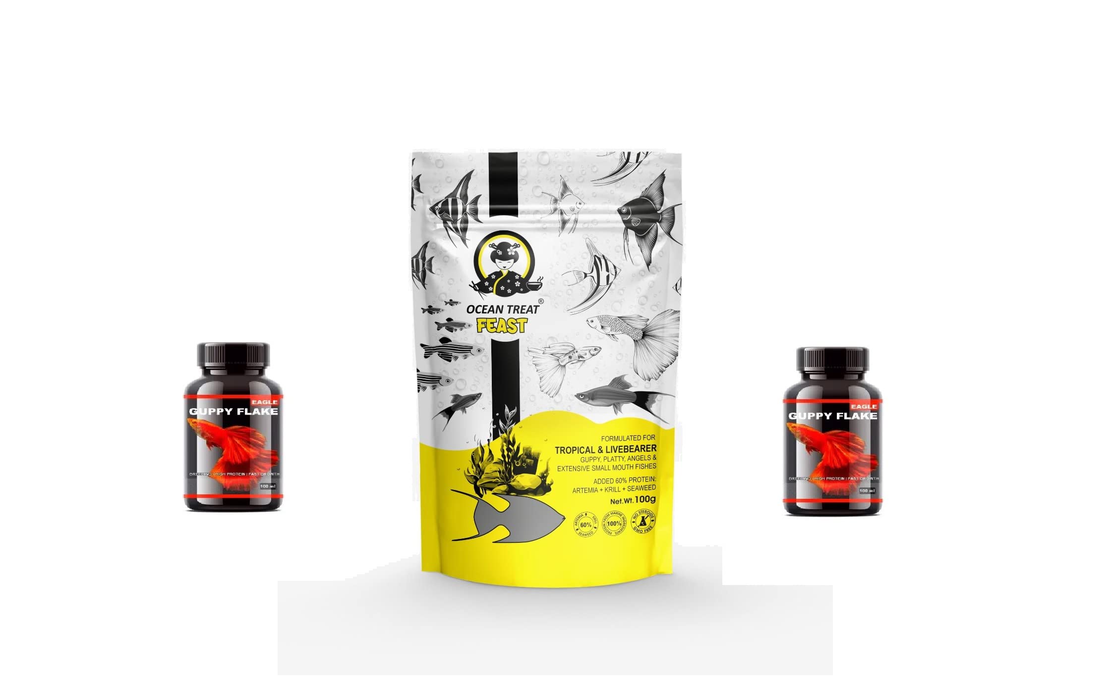 See full amazon price history chart for Ocean Treat - Feast - for Tropical Small Mouth Fish & Guppy,Platy,Angels Fish Food - with Japanese Technology + Eagle Guppy 3 in 1 Combo Ocean Treat - Feast - for Tropical Small Mouth Fish & Guppy,Platy,Angels Fish Food - with Japanese Technology + Eagle Guppy 3 in 1 Combo (B0BQ57TZV8) Amazon Price History, Amazon Price Tracker