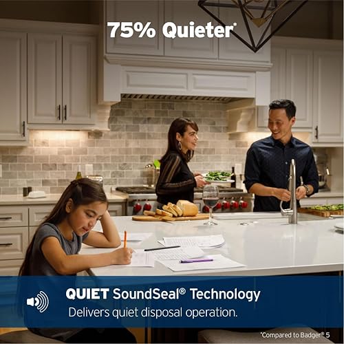 Miniatura 3 de InSinkErator EVOLUTION 0.75HP 34 HP y eliminación de basura EZ Connect Cable de alimentación de 3 pies para modelos EZ Connect Power y Advanced