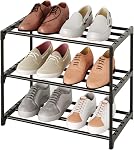 Support de chaussures pour enfants, étagère de rangement de chaussures étroites pour 8-10 paires de chaussures Entrée et Hallway (4-Tier, Blanc)