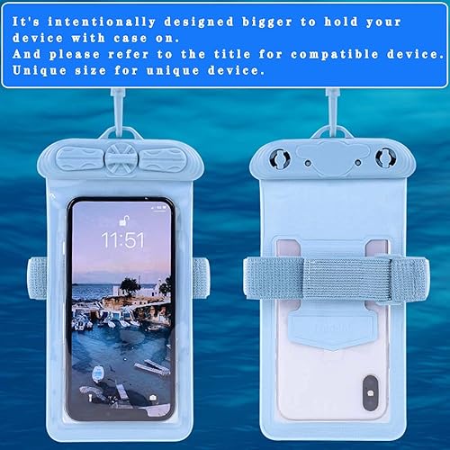 Miniatura 4 de Puccy Case Cover, Compatible with Zeiss ZX1 Waterproof Pouch Dry Bag (Not Screen Protector Film) New Version Blue