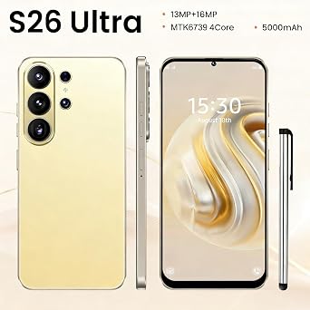 4G Smartphone Unlocked, 6.6 Incell HD Display, 4GB+32GB (Expandable to 256GB), 5000mAh Battery, 13MP+16MP Dual Camera, Android 12, Face Unlock, Triple Card Tray, OTG Support (Army Green)