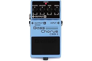 Boss CEB-3 Bass Chorus Pedal: Deepen Your Bass with Dynamic Modulation