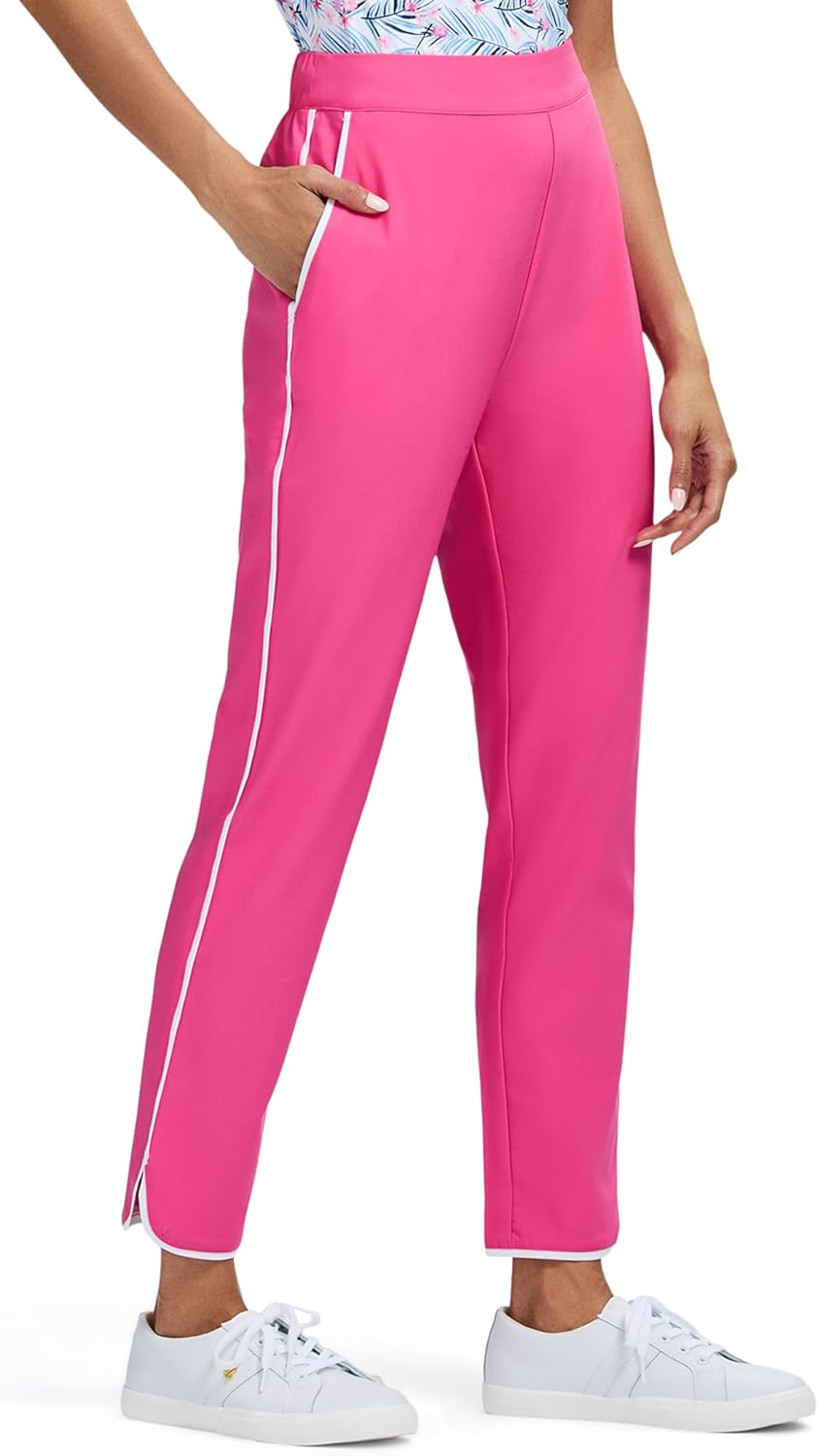 IZOD Women's Athletic Pants Performance Stretch Travel Golf