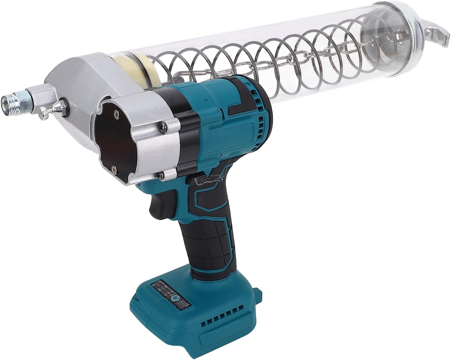 12000PSI Cordless Grease, Battery Powered Electric Grease with Variable Speed LED Light for Machinery Maintenance