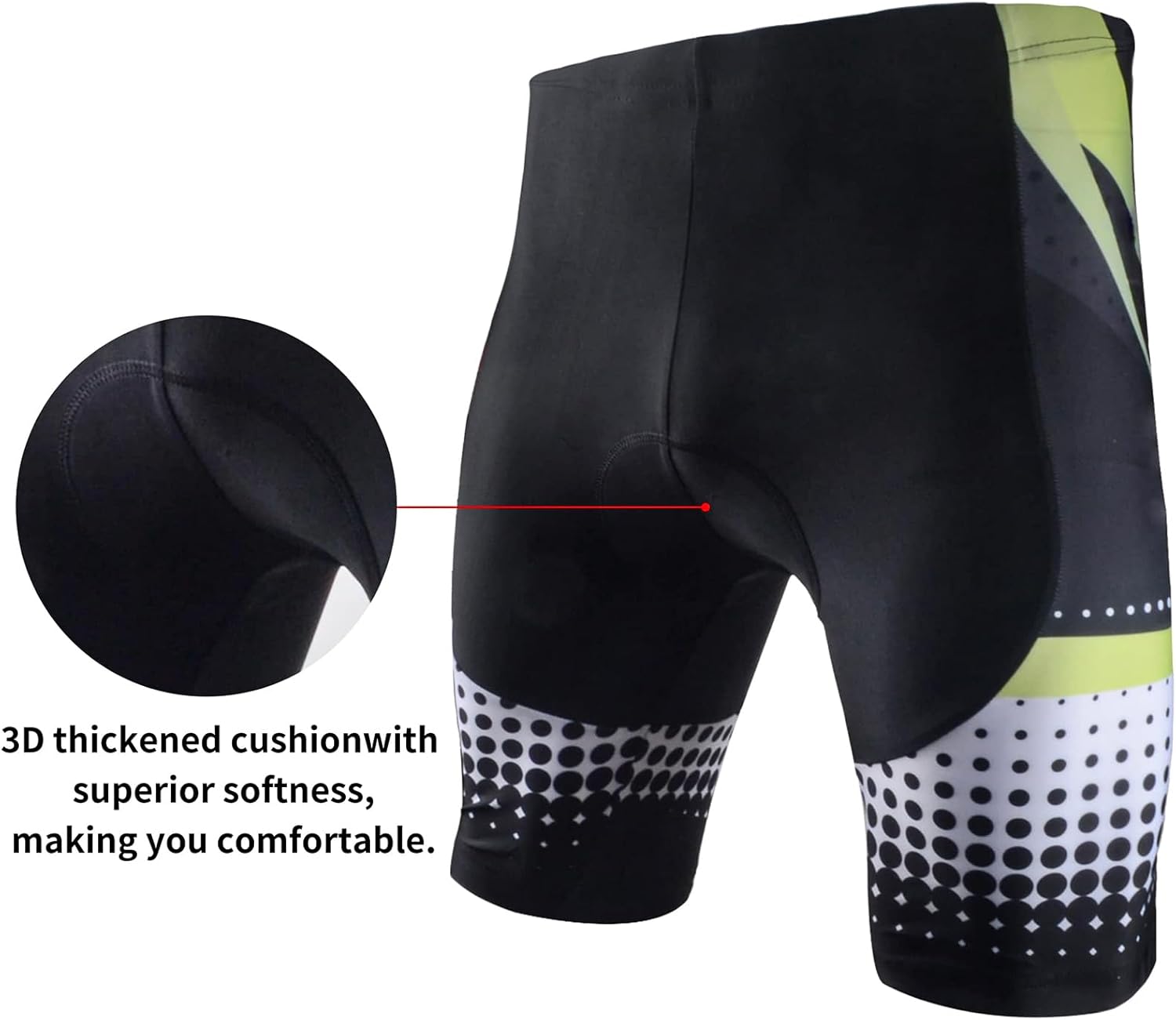 Men's Cycling Jersey Set - Reflective Quick-Dry Biking Shirt and 3D Padded Cycling Bike Shorts - Image 3