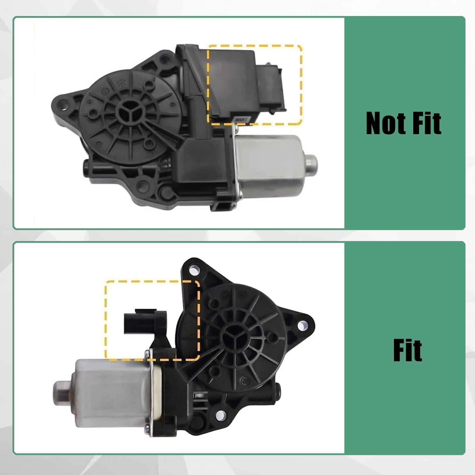 Genuine OEM Hyundai Power Window Motor (Right Front) - Part #82460-D3000 For 2016-2020 Tucson
