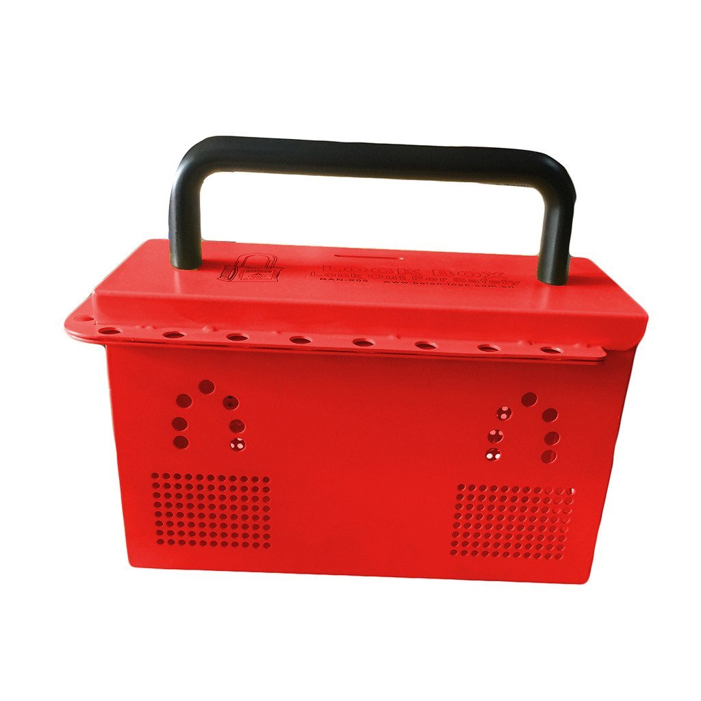 Liquor Security Safety Group Lockout Box Red｣ｬfor Industrial Engineering