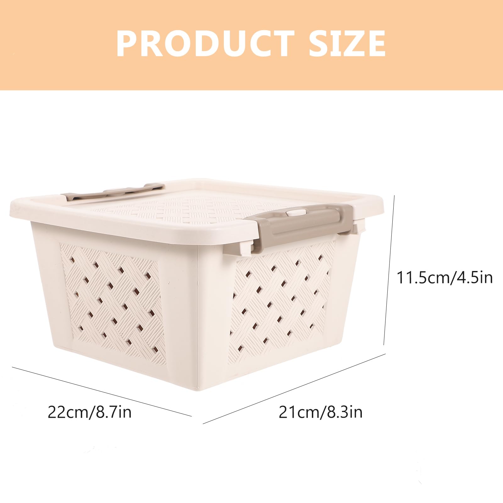 VANZACK Reptile Feeding Box Small Animals Carrier Box Rabbit Carrier Portable Bunny Carrier with Ventilation Holes Small Pet Carry Box for Chinchilla, Hedgehog, Squirrel 22.00X21.00X11.50cm