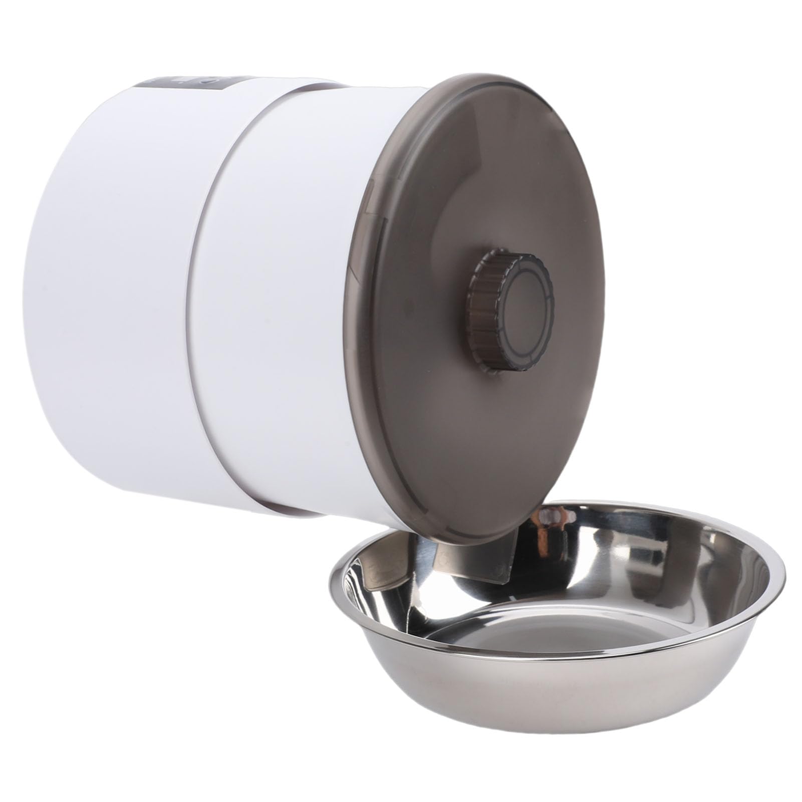 Qcwwy Distributore Automatico di Cibo per Animali Domestici in Plastica, Mangiatoia per Gatti, con Telecomando, capacità 4 Litri, per Cani e Gatti