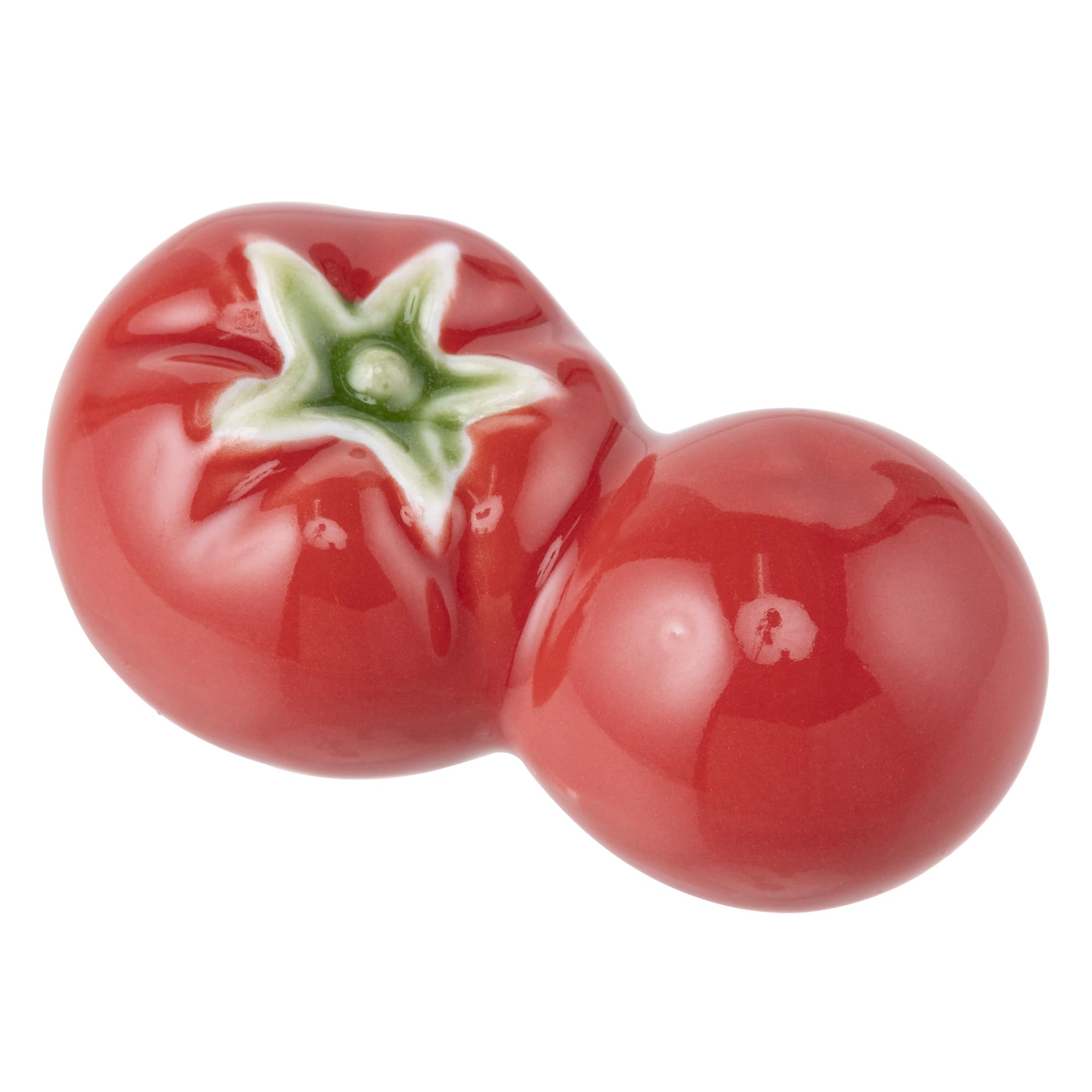 Tomato-Shaped Ceramic Chopsticks Rest