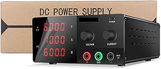 dc Power Supply 30V 30A 60V 10A 20A 100V 5A Programmable Switch DC Power Supply Laboratory Adjustable Maintenance Workbench with RS485 Port (Color : R-SPS6010, Size : 220V)