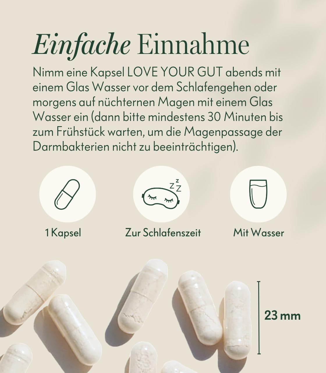 Ogaenics Love Your Gut Darmbakterien Komplex: 21 Stämmen + Inavea™ Bio-Akazienfaser, u.a. Lactobacillus & Bifidobakterien, 20 Mrd. KbE/Kapsel, vegan, bio, laborgeprüft, produziert in DE, 60 Kapseln
