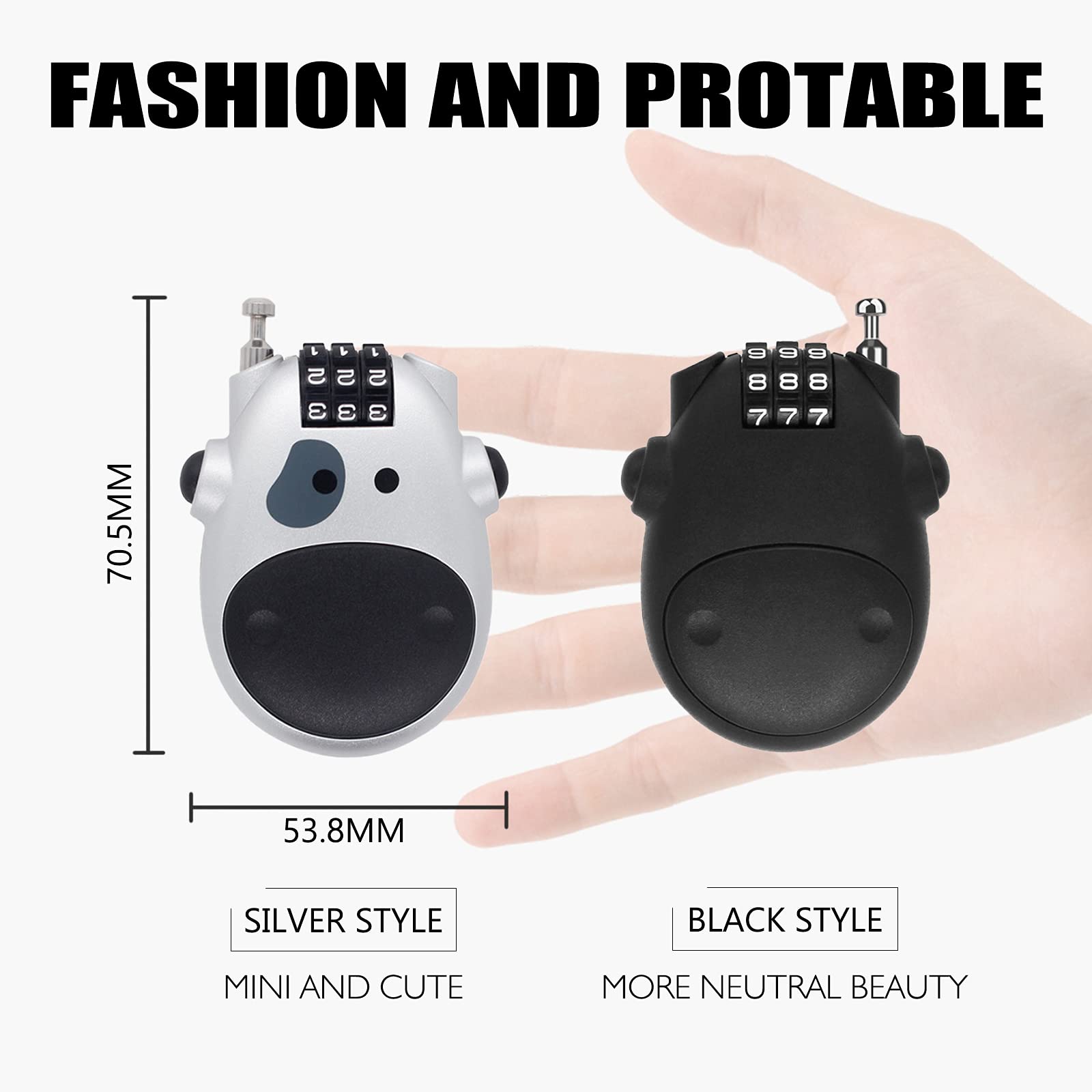 ONGUARD Doberman Combo 6' Coil Cable