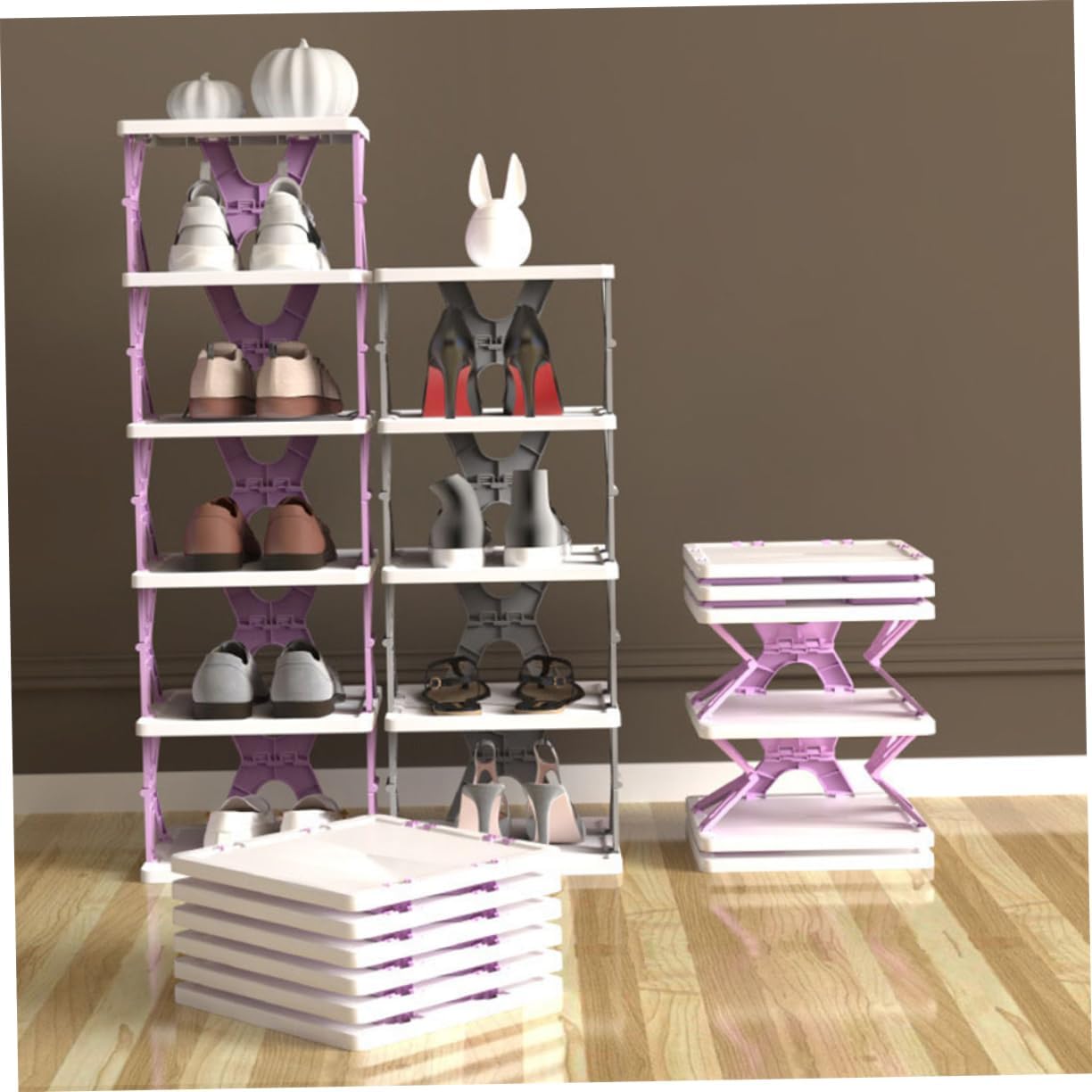 Shoe Storage Organizer Design Quality Material Smooth Surface High Load-bearing Capacity