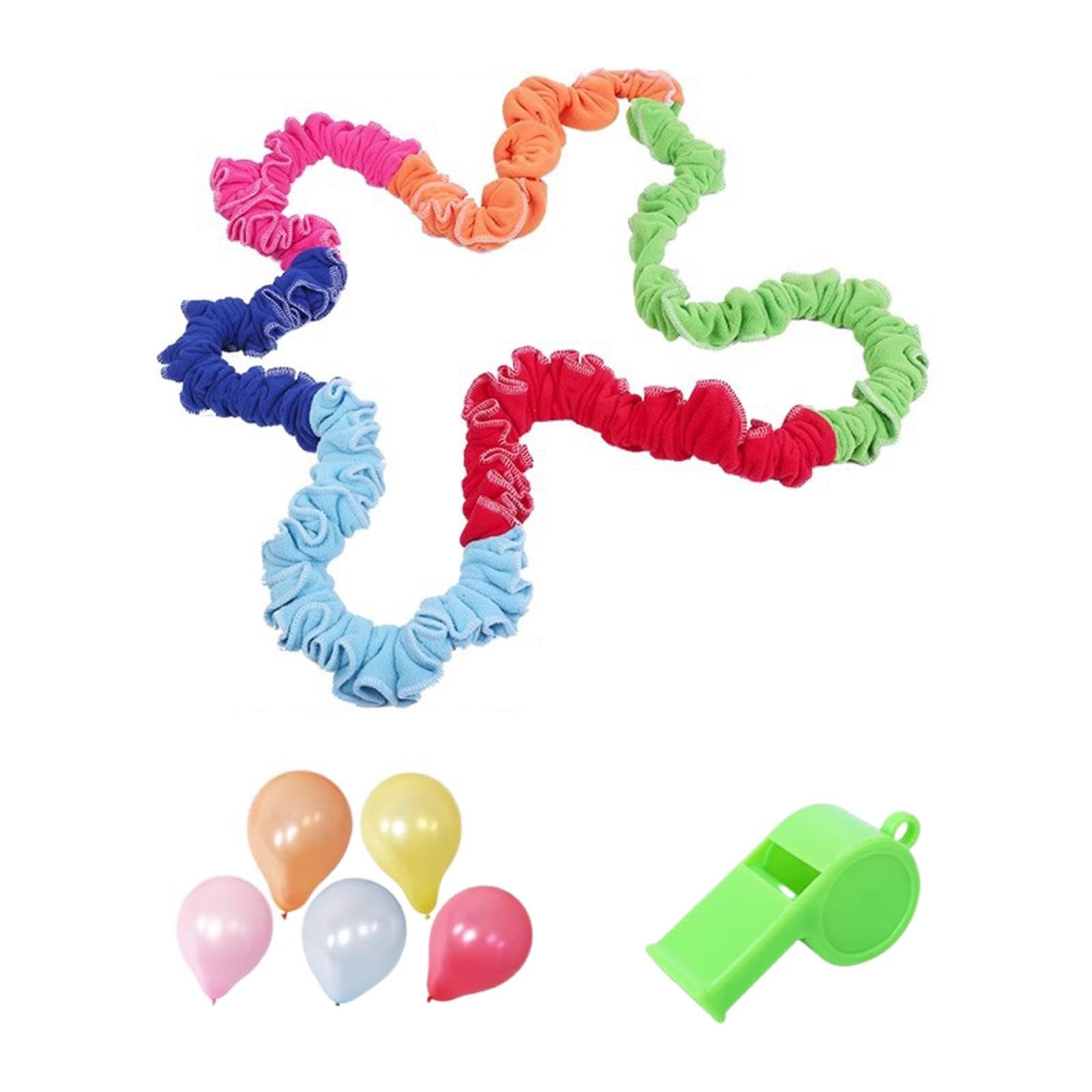 Menolana Kids Cooperative Stretch Band Rally Ring Creative Movement Prop Entertainment Toy Stretch Rope for Small Group Activities, 3m