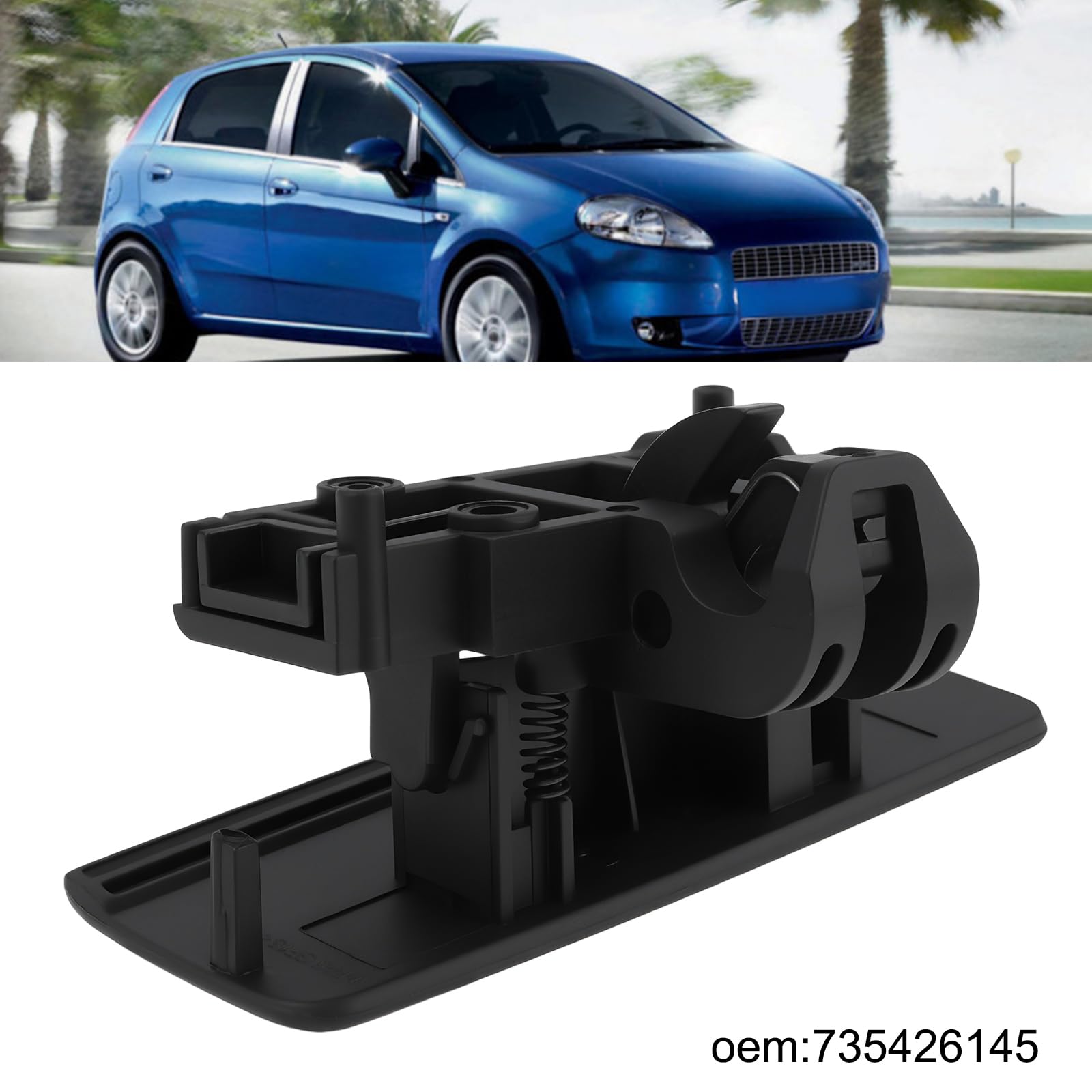 Serratura Maniglia Vano Portaoggetti Auto 735426145 Compatibile Con Fiat Grande Punto 2005-2019