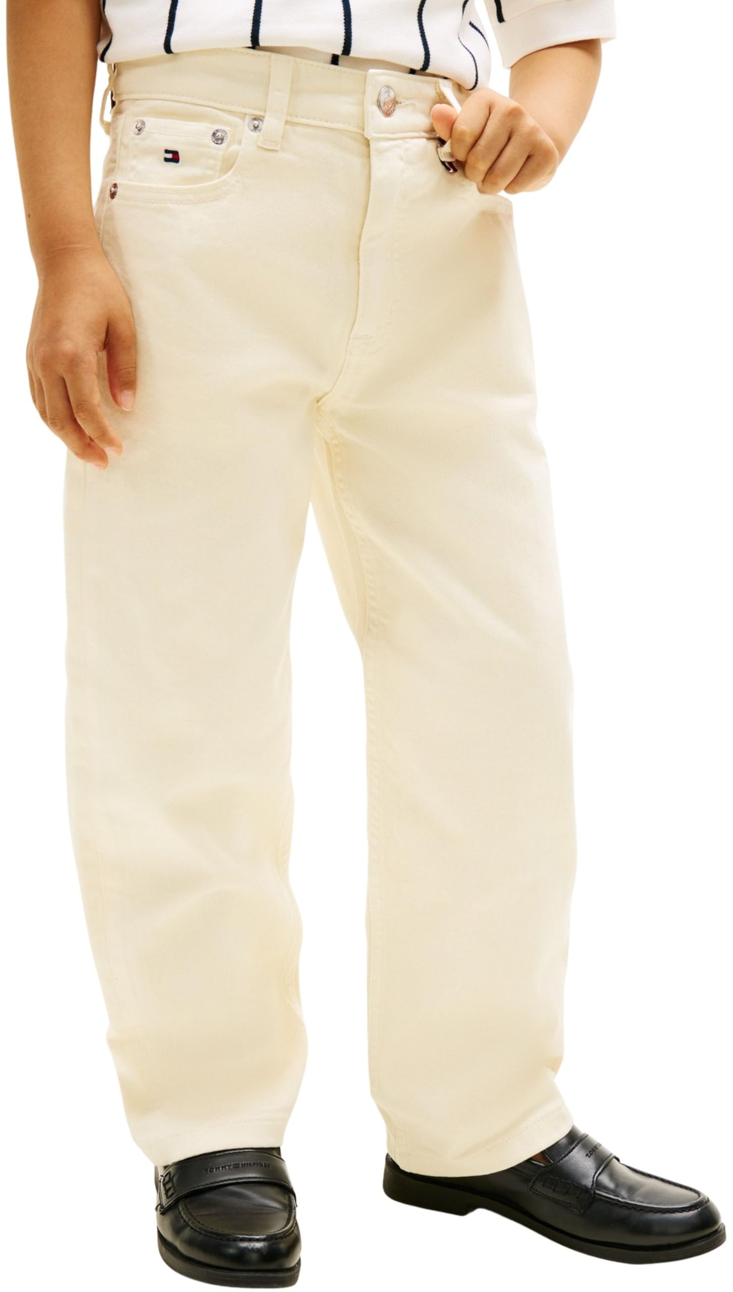 Tommy Hilfiger Jungen Jeans Relaxed Ecru Jeans Kb0kb10217