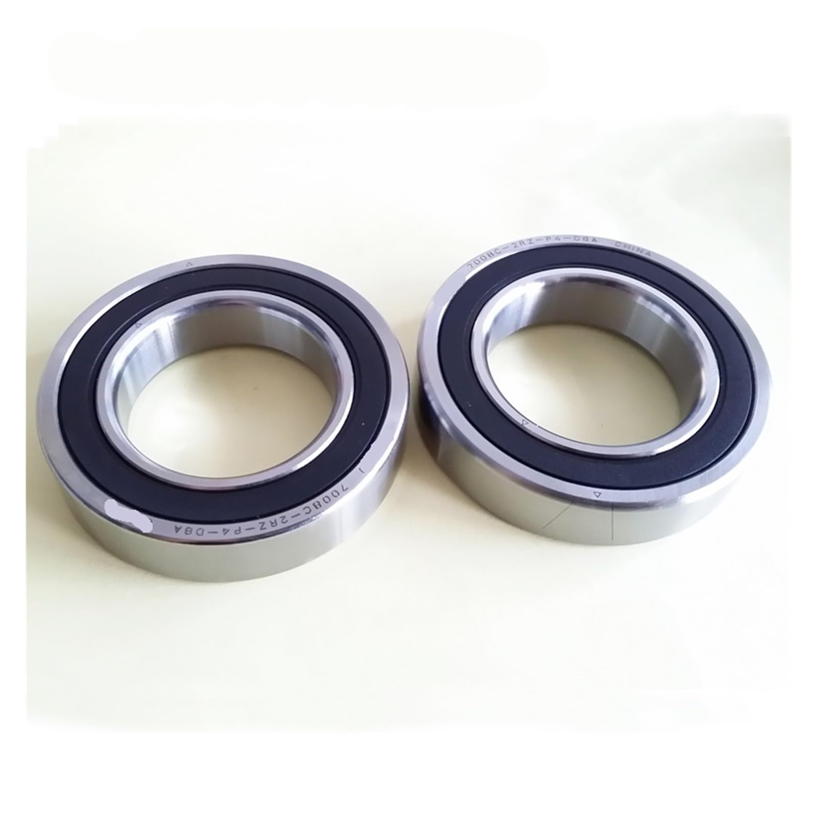 1 Paire de roulements à Contact Oblique étanches 7008 7008C 2RZ 40x68x15 40x68x30 Roulements de Broche(7008C 2RZ P4 DBA)