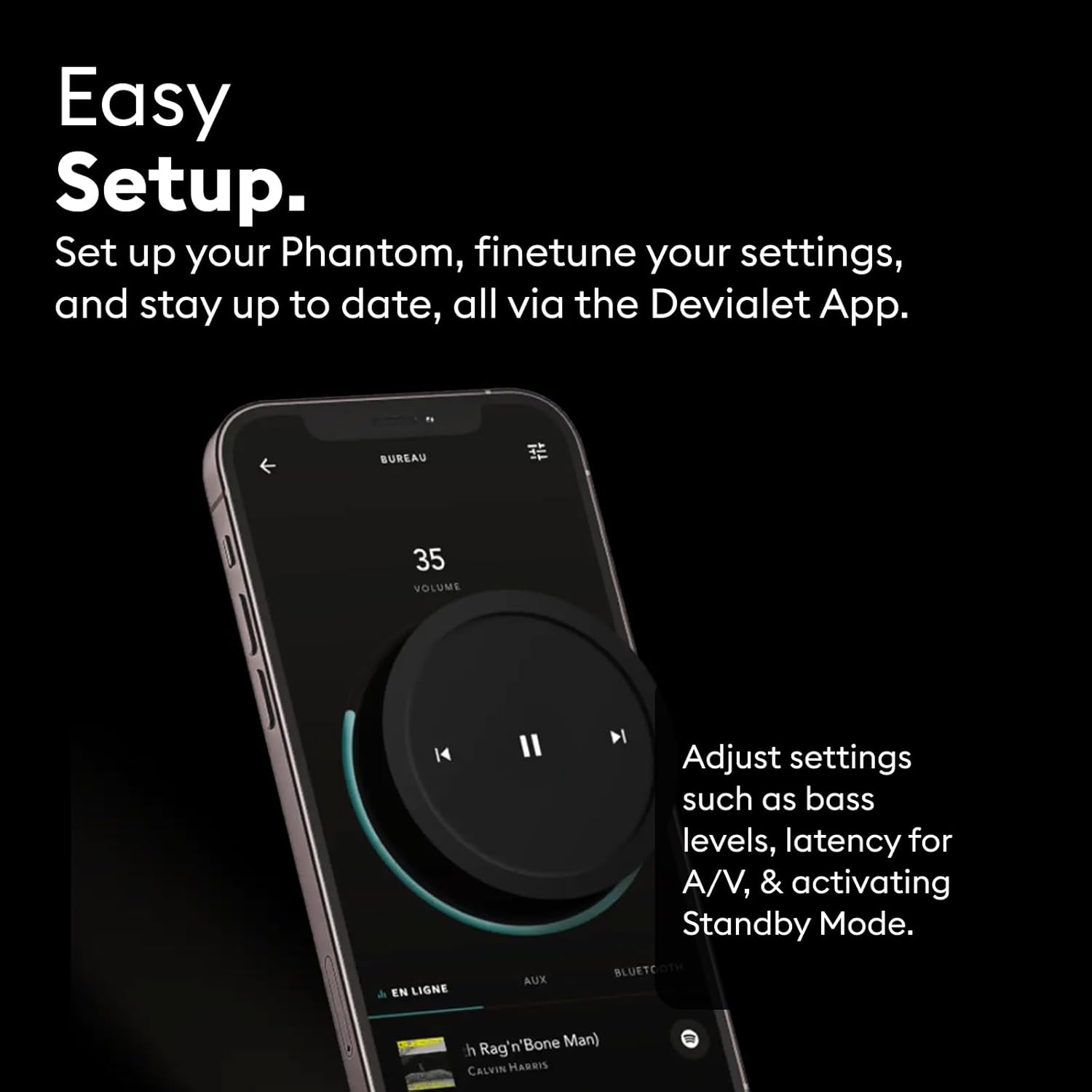 Devialet - Phantom I 103dB - High-Fidelity Wireless Speaker - Light Chrome - Implosive Soundstage - Zero Distortion - Bluetooth Speaker - Image 5