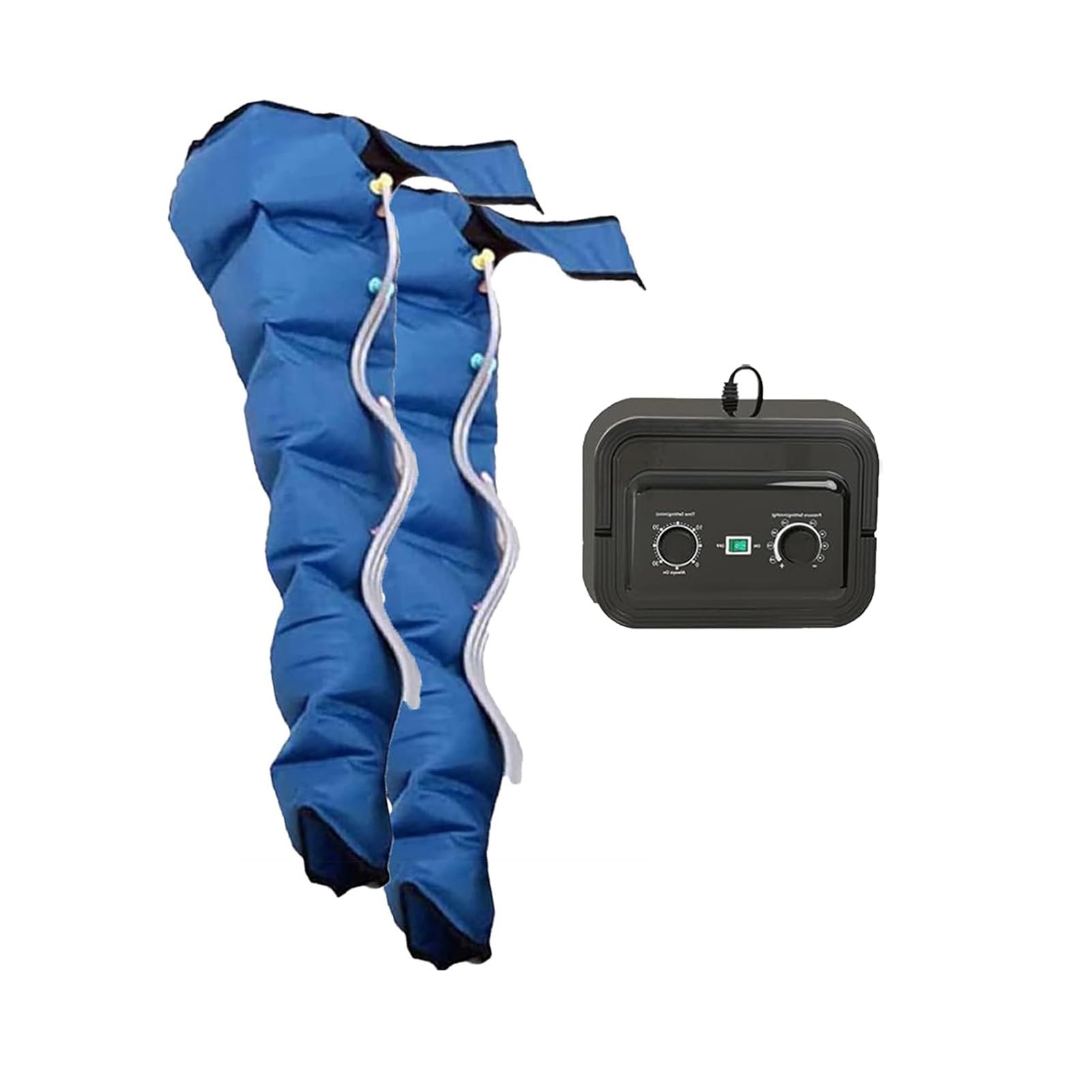 Presoterapia En Casa 6 Camaras Masajeador Presoterapia Profesional piernas y Abdomen Brazos, para Circulación Brazo Pierna Cintura Envolturas Máquina Masaje Dolor Relajar
