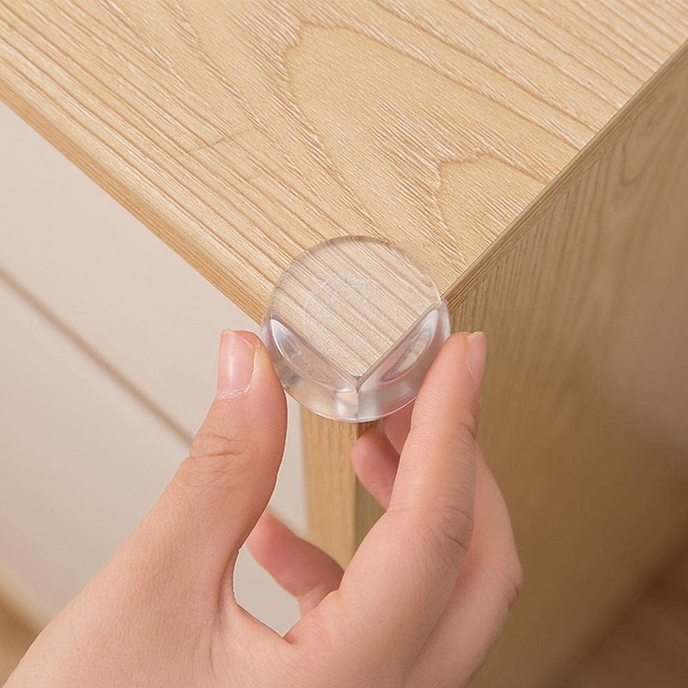 FACATH Corner Protector for Baby [12pcs--Large], Kids Soft Table Corner Protectors, Baby Proofing Table Corner Guards - Pre-Taped Table Corner Protector, Edge Protectors for Cabinets, Tables, Drawers