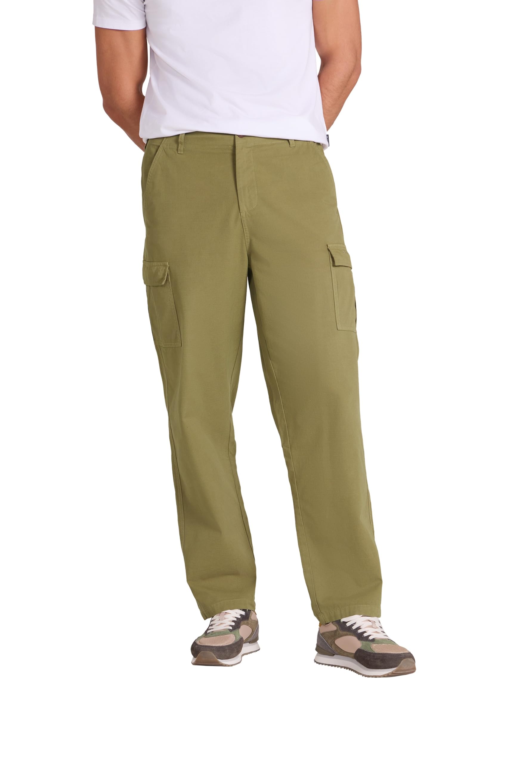 Animal Men's Khaki Melbourne Cargo Trousers