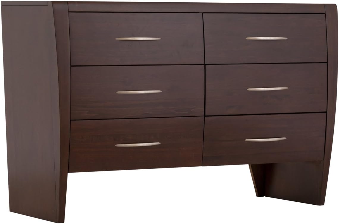 Ragazzi Envy Premium 6 Drawer Dresser, Espresso