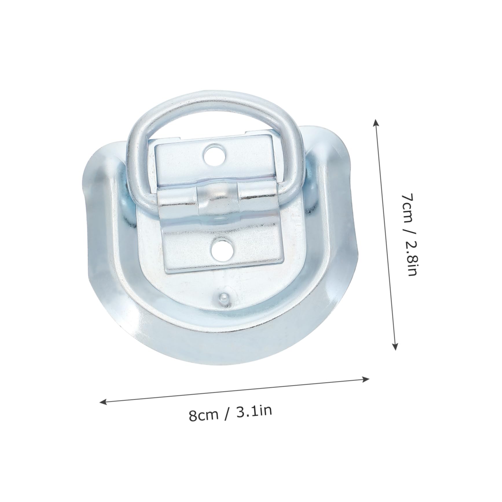 COSMEVIVI 1pc D- Anchor Tie Down Hook Heavy Duty Floor Mounting for Boats Rvs and Easy to Install Stable and Practical Design