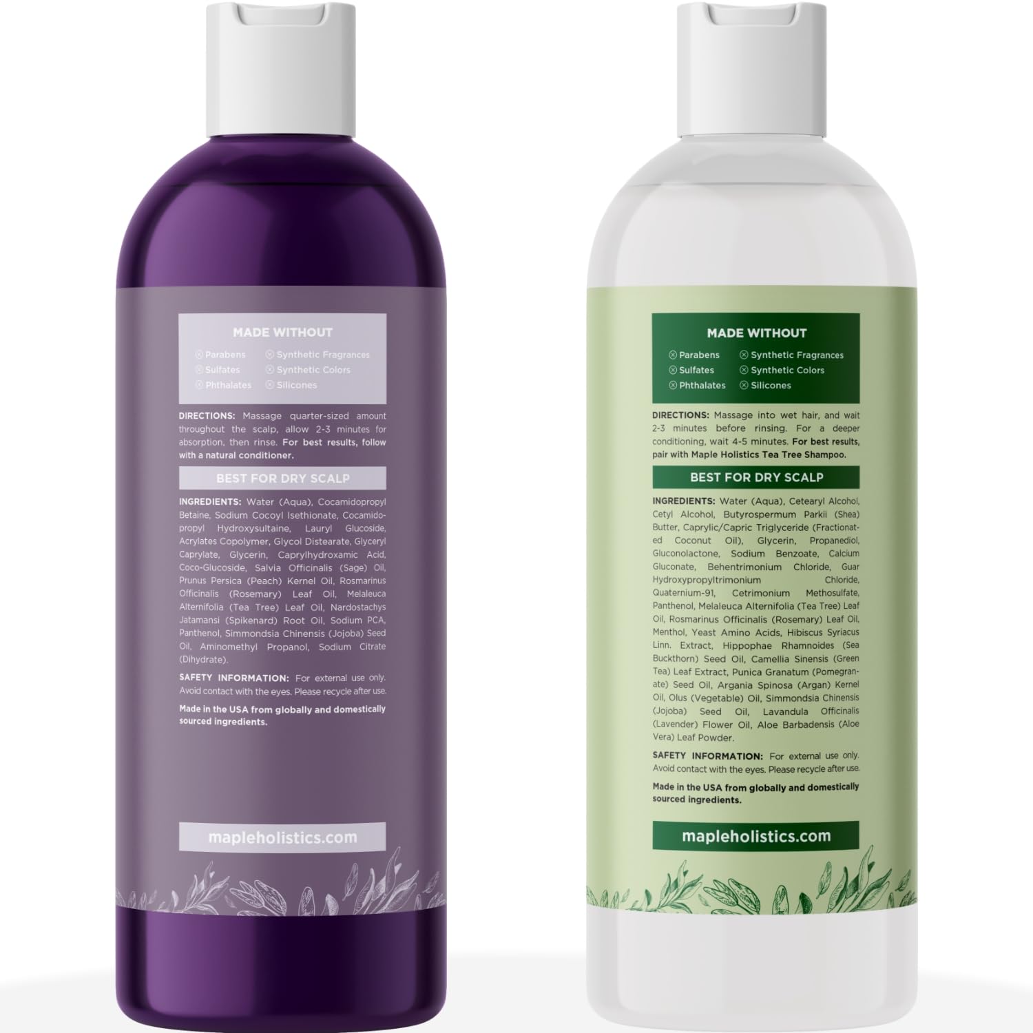 Amazon.com: Sulfate Free Shampoo and Conditioner Set - Tea Tree