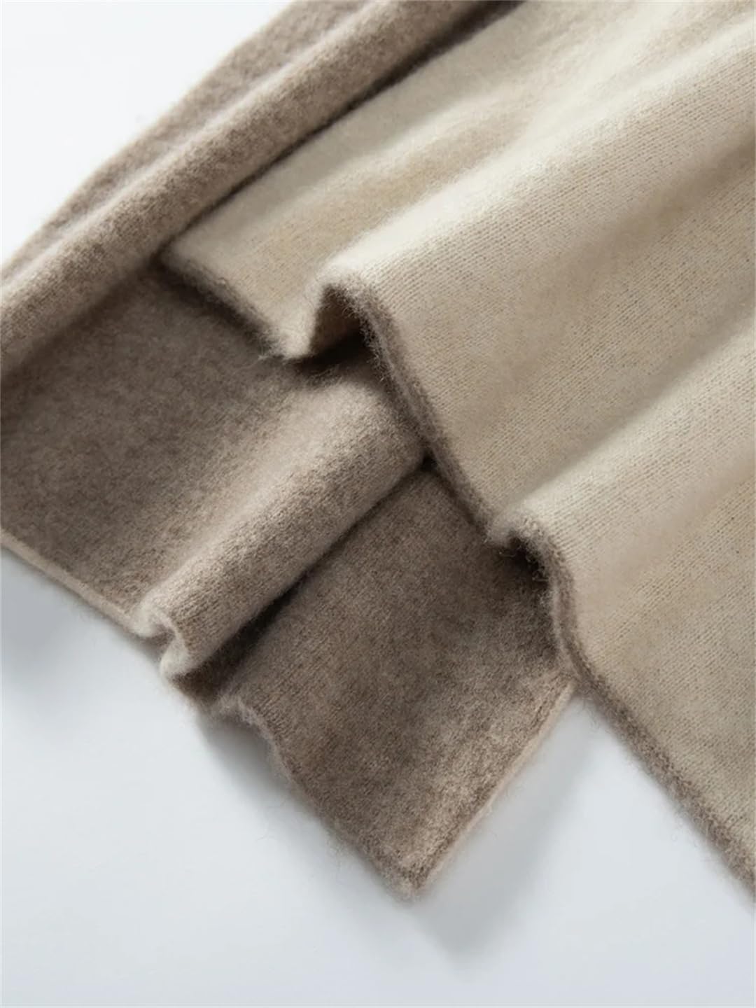 Bufanda de cachemira de punto suave y cálida de invierno de color liso para mujer, chales de dos lados