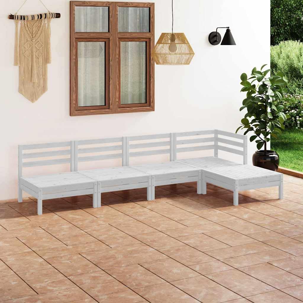 lite drewno sosnowe paleta rustykalny na patio biały