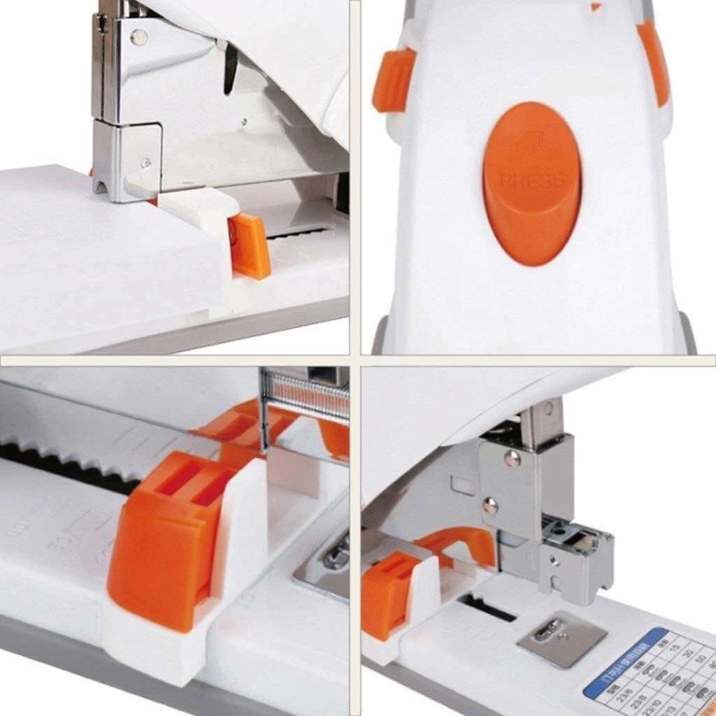 Cucitrice da Scrivania Cucitrice for Ufficio Resistente E Addensata Cucitrice Bianca Morbida Decorativa Spillatrici per Ufficio